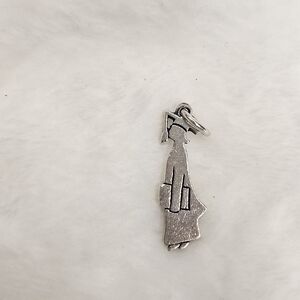 James Avery Girl Graduate Flat Charm Sterling Silver - Retired